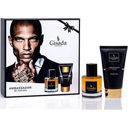Gisada Ambassador Luxury Gift Set - and Shower Gel Coffret (Coffret) Homme 50ml