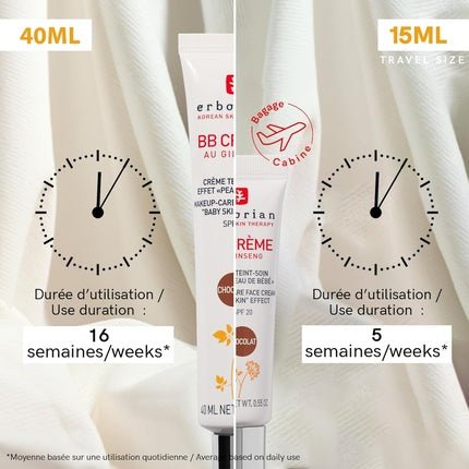 Erborian BB Cream With Ginseng Complexion Cream Baby Skin Effect Korean Cosmetic Treatment 15ml