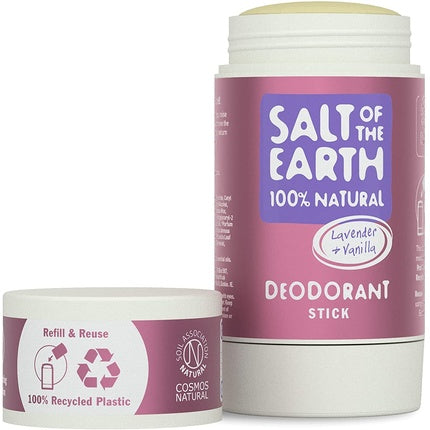 Lavender & Vanilla Natural Deodorant Stick 84g - Refillable Salt Of The Earth