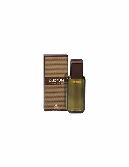 Quorum Eau De Toilette Pour Homme Long Lasting Virile Classic Elegant And Robust Fragrance Citrus Spicy Leather Tobacco And Wood Notes Ideal For Day Wear 100ml Puig