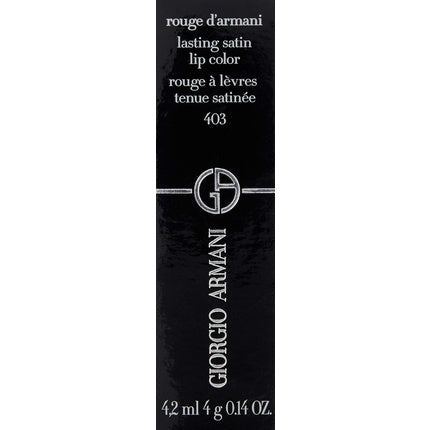 Giorgio Armani Rouge D'armani Lipstick for Women No. 403 Velours 0.14 Ounce