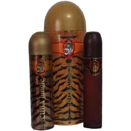 Parfum de France Cuba Jungle Tiger pour femme  Coffret Eau de Parfum 100ml Deodorant 50ml Cuba