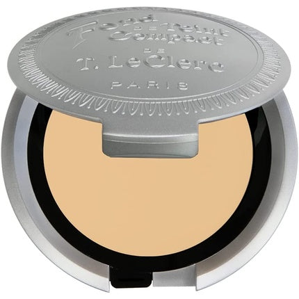 T-Leclerc Fond De Teint Compact Crème 02 Crème Naturel 8g - Effet Naturel/Poudré - T.Leclerc