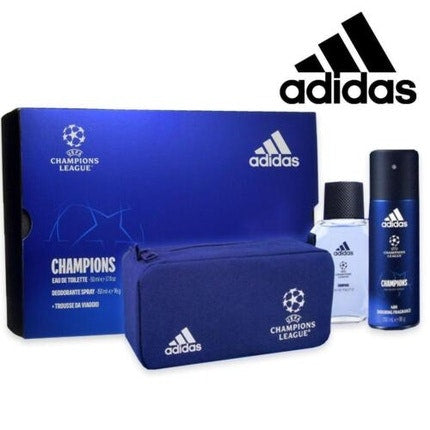 Adidas Champions League Eau de Toilette Pour Homme 50ml Avec Deodorant 150ml and Pouch adidas