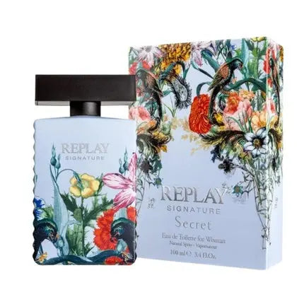 REPLAY Signature Secret for Women Eau de Toilette 100ml Bottle Replay