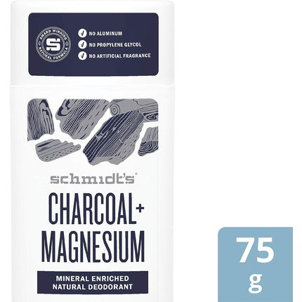 Schmidt's Natural Deodorant Charcoal + Magnesium for All Skin Types 58ml Schmidt´S