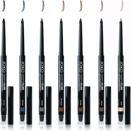 JOKO Long Lasting Eye Liner Automatic with Sharpener and Smudger 004 Brown