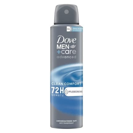 Dove +Care Advanced Anti-Perspirant Clean Comfort Déodorant (Déo) Homme 150ml