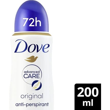 Dove Advanced Care Original Antiperspirant Deodorant with Triple Moisturizing Technology 200ml Unisexe