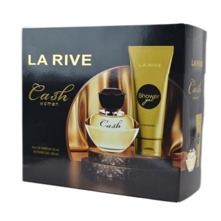 La Rive Cash Woman Gift Set + Shower Gel - New & Original Eau de Parfum 90ml pour femme