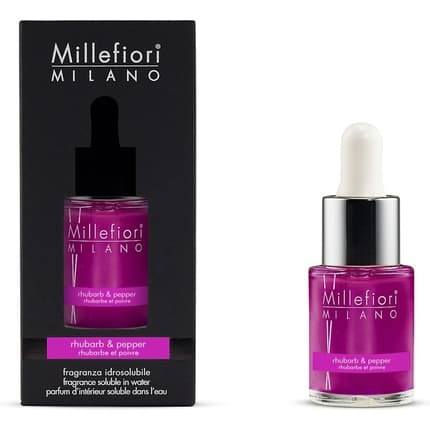 Millefiori Milano Rhubarb & Pepper Water Soluble Purple 15ml Unisexe