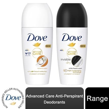 Dove Advanced Care Deodorant 48h Sweat and Odor Protection Déodorant (Déo) Mixte 50ml