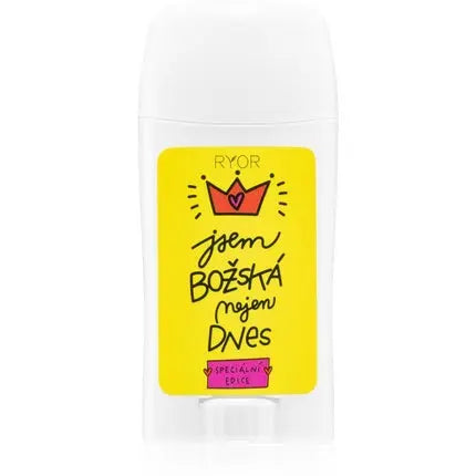 RYOR PuraVida Jsem BOZSKA deodorant cream for women - 50 ml Ryor