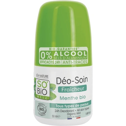 Bamboo Deodorant Roll-on for Normal Skin 50ml So Bio