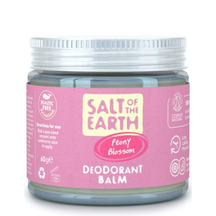 Salt of the Earth Natural Deodorant Balm Peony Blossom 60g Maison des fragrances