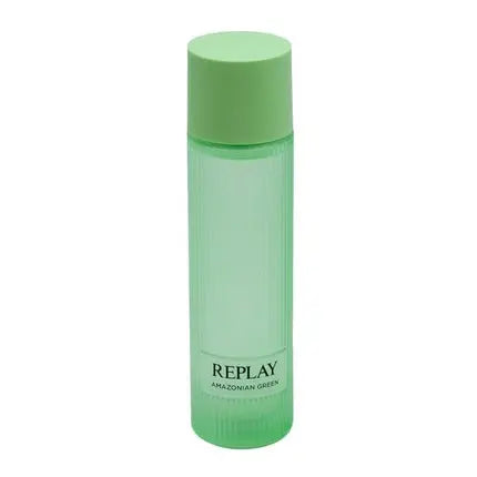 Replay Earth Made Amazonian Green Eau De Toilette For Body Unisex Vegan Scent with Cool and Enveloping Character Amber Woody Musky 200ml Replay