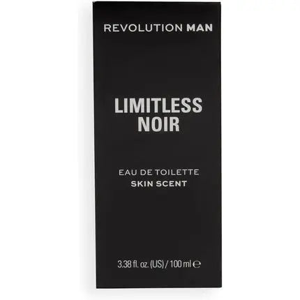 Revolution Man Eau de Toilette Fragrance for Men All-Day Scent Limitless Noir 100ml Revolution Beauty