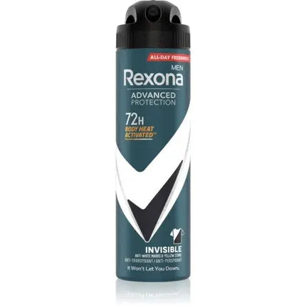 Rexona Men Advanced Protection Invisible Antiperspirant 150 ml - Rexona, 72-hour protection Rexona