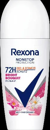 Rexona Nonstop Protection Deodorant Roll-On Bright Bouquet 50 Ml Rexona