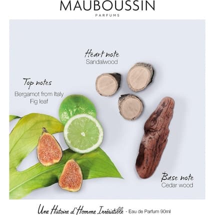 Mauboussin Une Histoire d' Irrésistible Eau de Parfum (EDP) Homme 90ml