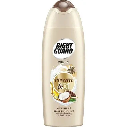 Right Guard Shower Women Cream + Oil Cacao 250ml Right Guard