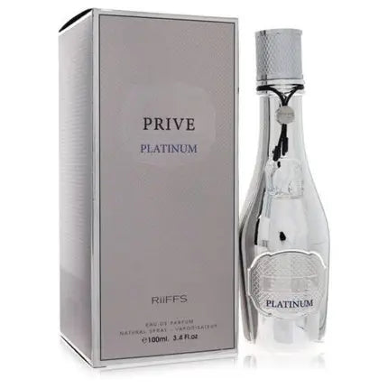 Riiffs Prive Platinum Eau De Parfum Spray 3.4 oz 100 ml for Men Riiffs