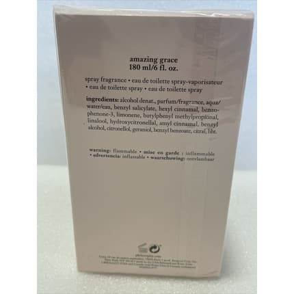 Philosophy Amazing Grace Fragrance Eau de Toilette (EDT) Mixte 177ml