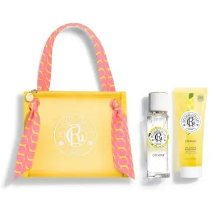 Roger & Gallet Cedrat Promo Wellbeing Fragrant Water - 30ml Women's Fragrance With Refreshing Shower Gel - 50ml And Gift Bag Roger Gallet