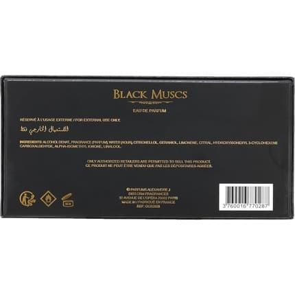 Alexandre J Black Muscs Unisex Eau de Parfum (EDP) Mixte 100ml
