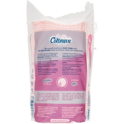 COTONEVE 3407 Padetti Maxi Make-up Remover with Rosehip and Cotton 8x8x0.25cm