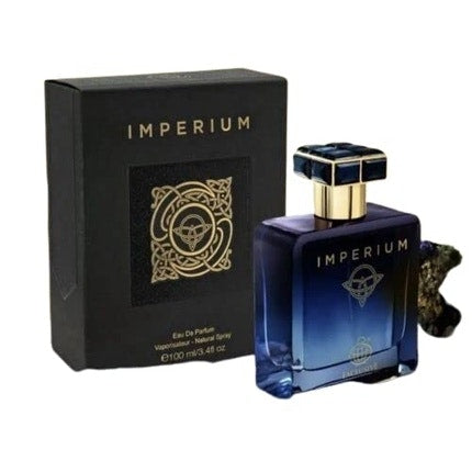 Fragrance World Imperium Eau de Parfum   100ml Unisex Aromatic Signature Note Exclusive Luxury Niche Parfum  Made in UAE Amber Wood 3.40 Fl oz, 1oz équivaut à 30ml Fragrance World