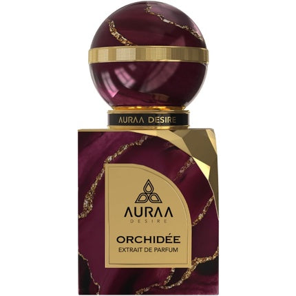Orchidee Extrait de Parfum 100ml by Auraa Desire Luxurious Unisex Fragrance with Saffron, Cinnamon, Cedar, Vanilla, and Tobacco Auraa Desire