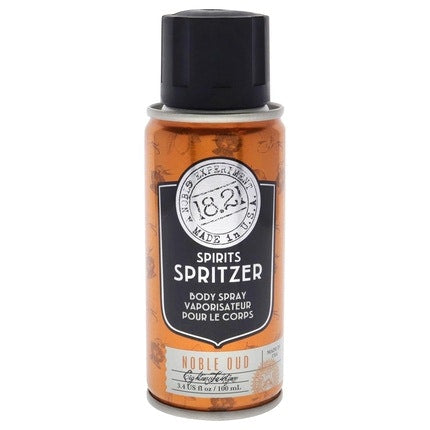 18.21 Man Made Men's Spirits Spritzer 3.4 oz, 1oz équivaut à 30ml Long-Lasting Body Spray Avec Masculine Aromatics Noble Oud 18.21 Man Made