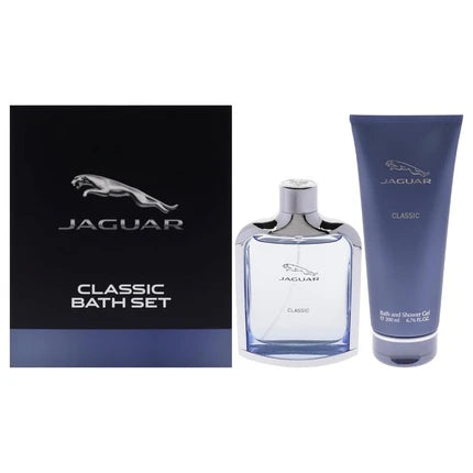 Jaguar Classic Bath Set Eau De Toilette 100ml Spray Gel De Bao 200ml