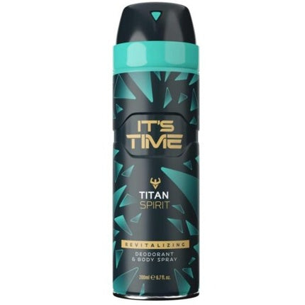 Titan Spirit Body Deodorant Spray 200ml It's Time Maison des fragrances