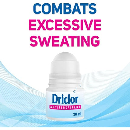 Driclor Antiperspirant Rollon Against Excessive Sweating Solution Déodorant (Déo) Mixte 20ml
