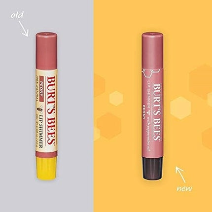 Burt's Bees 100% Natural Moisturizing Lip Shimmer Peony