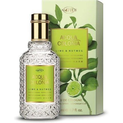 4711 Acqua Colonia Lime and Nutmeg Unisex Eau de Cologne Spray 50ml 4711