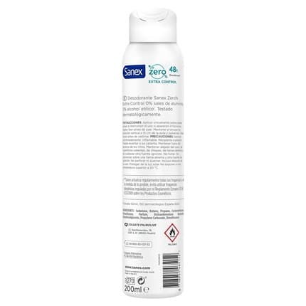 Sanex Sanex Zero Extracontrol Deodorant Déodorant (Déo) Mixte 200ml