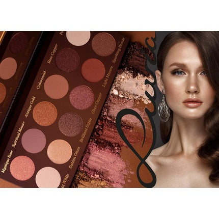 Romantic Baroque Makeup Eyeshadow Palette - Includes 12 Romantic Nude Colors & Rosegold