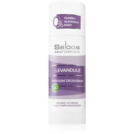 Saloos Bio Deodorant Lavender 50 ml - Solid Deodorant Saloos