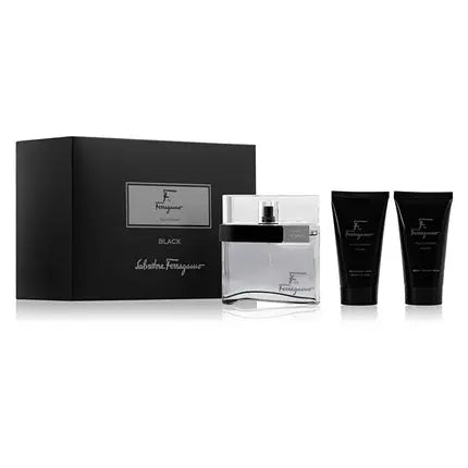 Salvatore Ferragamo F By Ferragamo Black - Eau De Toilette 100 Ml + Shower Gel 75 Ml + After Shave Balm 75 Ml