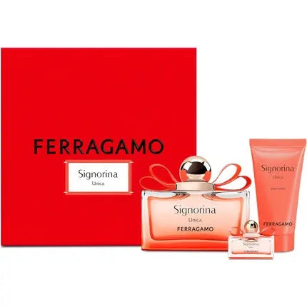 Salvatore Ferragamo Signorina Gift Set Eau De Parfum 100ml and Body Lotion 50ml Salvatore Ferragamo