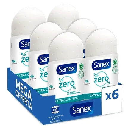 Sanex Deo Roll-On Zero% Extra Control 48h Protection 50ml Sanex