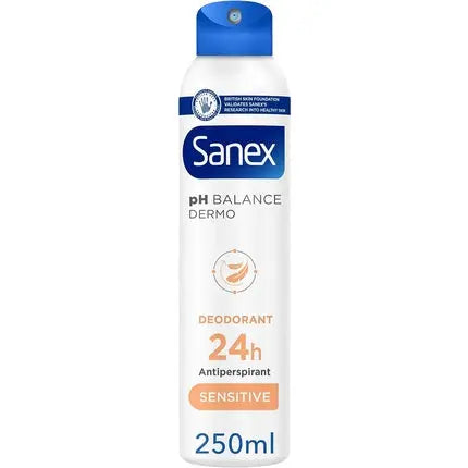 Sanex Dermo Sensitive Antiperspirant Deodorant Spray 250ml Sanex