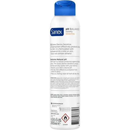 Sanex Dermo Sensitive Antiperspirant Deodorant Spray 250ml Sanex