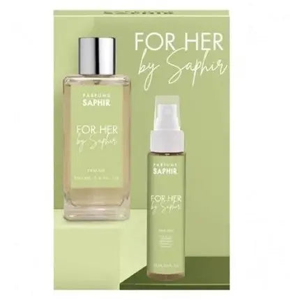 Saphir For Her Eau De Parfum Spray 100ml And Hair Mist 75ml Set Saphir