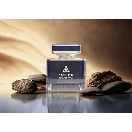 Sapphirus Extrait De Perfume 100ml by Auraa Desire Bold Spicy Citrus Fragrance for Men Sandalwood Amber Patchouli Vetiver Scents Long Lasting Eau de Parfum Auraa Desire
