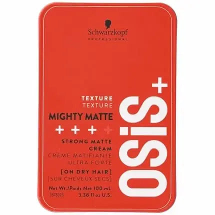 Schwarzkopf Professional Osis+ Mighty Matte Texture Styling Cream 100ml Schwarzkopf