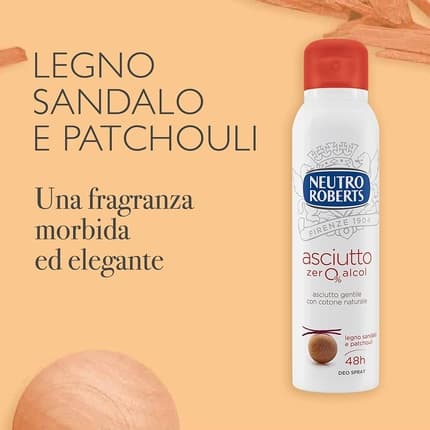 Neutro Roberts Dry Wood, Sandalwood, and Patchouli Deodorant Déodorant (Déo) Mixte 150ml